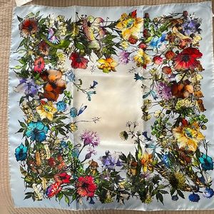 Dior 70 square silk scarf